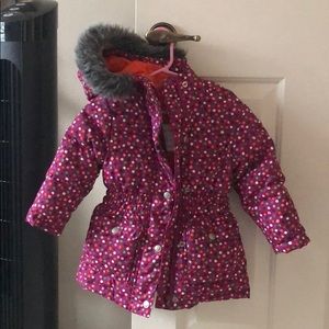 Toddler girl Hanna Andersson snow jacket